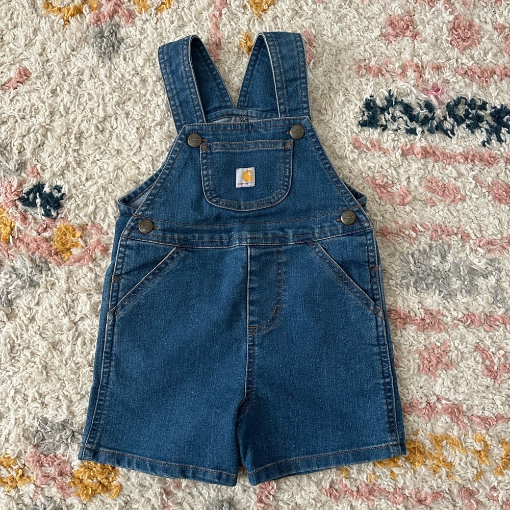NWOT Toddler Carhartt Shortalls, 2T